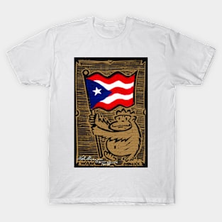 Puerto Rican Flag Ape T-Shirt